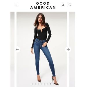 GOOD AMERICAN “Good Legs” Skinny Jeans